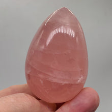 Load image into Gallery viewer, Rose Quartz Egg Collectors| 220g ( 7.7 oz)| 70x47mm | Pink| 1 Display Specimen |