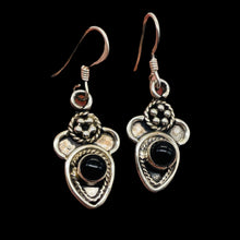 Load image into Gallery viewer, Stellar! Black Onyx Sterling Silver Drop/Dangle Earrings | 1 1/4" Long |