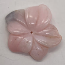 Load image into Gallery viewer, Pink Peruvian Opal Carved 19cts Flower Pendant Bead | 27x26x5mm | Pink | 1 Bead|