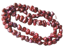 Load image into Gallery viewer, Warm Copper 8x7x5 to 9x6x6mm Keishi Pearl Strand 108087