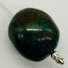 Load image into Gallery viewer, Turquoise Natural Focal 20g Nugget Bead | 27x25x20mm | Blue, Black | 1 Bead |