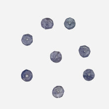 Load image into Gallery viewer, 4 Tanzanite Faceted From 3x1.25mm to 2.5x1mm Roundel Beads 009713