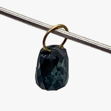 Load image into Gallery viewer, Diamond 14K .33ct Briolette Pendant| 4x3x2mm | Blue | 1 Pendant Bead