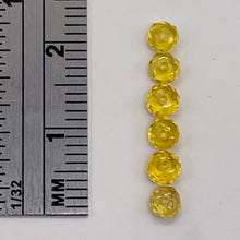 Load image into Gallery viewer, 2 Genuine Unheated Canary Yellow Sapphire 3x2mm Faceted Beads 005734