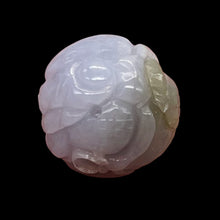 Load image into Gallery viewer, Jade Carved Round Bead | 13mm | Lavender | 1 Bead |