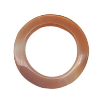 Load image into Gallery viewer, Carnelian Agate Picture Frame Bead | 37x3.5mm | Orange | 23mm opening