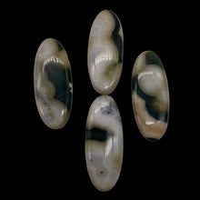 Load image into Gallery viewer, Ocean Jasper Patterned Oval Pendant Beads| 45x18x8mm|White Black Pink| 4 Beads |