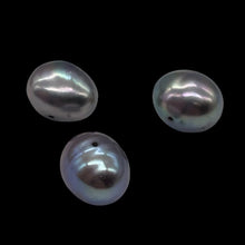 Load image into Gallery viewer, 3 Huge Icy Harvest Moon Freshwater Pearls 002262