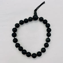 Load image into Gallery viewer, Obsidian 7" Strung Strand Round Beads | 8mm | Black | 21 Beads |