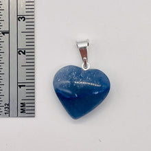 Load image into Gallery viewer, Aventurine Heart Pendant | 7/8" Long | Blue | 1 Pendant |