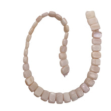 Load image into Gallery viewer, Mother of Pearl Double Drilled Half Strand Rectangle Cut| 8x5x3mm| Pink|40 Beads