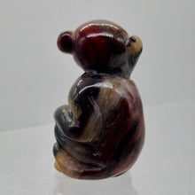 Load image into Gallery viewer, Hand-Carved Sitting Monkey | 1 Figurine | 40x22x21mm | Red Brown