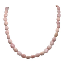 Load image into Gallery viewer, Pink Natural, Untreated Peruvian Opal Faceted Coin 10x7x3mm Strand