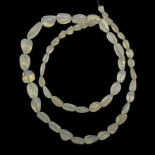 Load image into Gallery viewer, Opal AAA Fire Blue, Green, Pink Oval Bead Strand | 8" Long | Clear | 52 Beads |