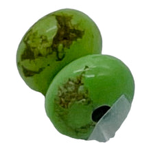 Load image into Gallery viewer, Gaspeite Hi Grade 5mm Rondelle Beads | 5mm | Green Brown | 2 Beads |