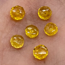 Load image into Gallery viewer, 2 Genuine Unheated Canary Yellow Sapphire 3x2mm Faceted Beads 005734