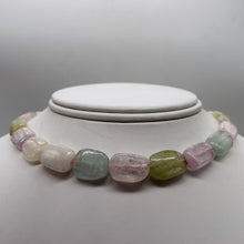 Load image into Gallery viewer, Kunzite 48G Flat Nugget Bead strand | 16x11x5 to 12x10x5mm | Pink, Green, Clear|