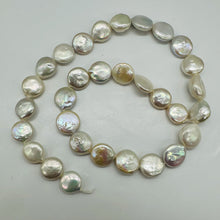 Load image into Gallery viewer, Glam Graduated White Coin FW Pearl Strand 4760