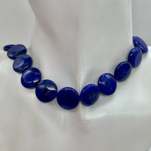 Load image into Gallery viewer, Exquisite Natural Lapis 16x5mm Coin Bead Strand 109345