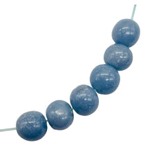 Load image into Gallery viewer, Angelite Round Bead Parcel | 10mm | Blue | 6 beads |