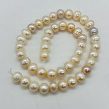 Load image into Gallery viewer, Huge 9 to 10mm Natural Rich Cream Pearl Strand 103434C