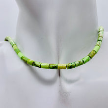 Load image into Gallery viewer, Gaspeite High Grade Tube Bead 16" Strand | 4x6mm | Green Brown | 1 Strand |