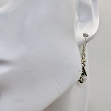 Load image into Gallery viewer, Fresh Water Pearl Sterling Silver Drop Earrings | 1 1/4" Long | White | 1 Pair |