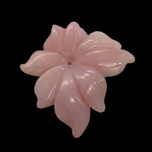 Load image into Gallery viewer, Peruvian Opal 45cts Flower Pendant Bead | 45x42x6mm | Pink | 1 Pendant Bead |