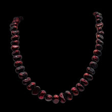 Load image into Gallery viewer, Smoldering Burgundy 10 to 8mm FW Pearl Strand 108318