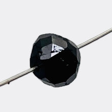 Load image into Gallery viewer, 1 Fancy Color 0.61cts Natural Black Diamond Roundel Bead 9892D