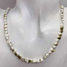 Load image into Gallery viewer, Shiva Shell 16" Strand Heart Cut Beads | 6x3mm | White, Tan | 70 Beads