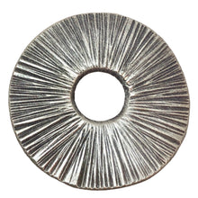 Load image into Gallery viewer, Glam Silver Thai Hill Tribe Pi Circle Pendant Bead 8608