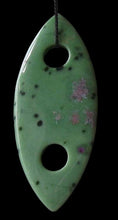 Load image into Gallery viewer, Ruby Zoisite Marquis Centerpiece 77x32mm Pendant Bead 8701E