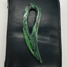 Load image into Gallery viewer, Ruby Zoisite Comma Bead | 94x28x6mm | Green Red | 1 Pendant Bead