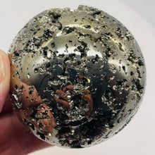 Load image into Gallery viewer, Pyrite Sphere Display Item | 2 1/8" | 306g | Golden | 1 Collector's Sphere |