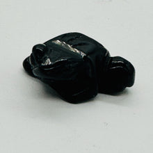 Load image into Gallery viewer, Charming Onyx Stone Frog Animal Beads Figurine | Black| | 20x18x9.5mm | Black