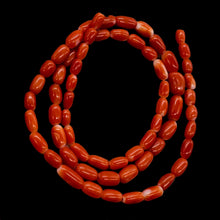 Load image into Gallery viewer, Coral Oval Graduated Beads Strand | 16" Long | 8x4 to 6x3mm | Red | 1 Strand |