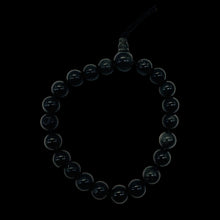 Load image into Gallery viewer, Obsidian 7" Strung Strand Round Beads | 8mm | Black | 21 Beads |
