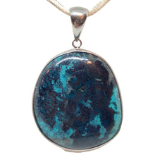 Load image into Gallery viewer, Glamorous! Chrysocolla & Sterling Silver Pendant! 6865I