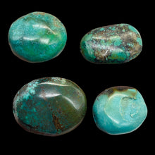 Load image into Gallery viewer, Turquoise 18g Nugget Beads | 24x6 to 19x10mm | Blue, Black | 4 Beads |