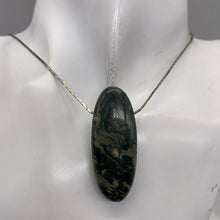 Load image into Gallery viewer, Ocean Jasper Speckled Green Gray Pendant Beads | 45x18x8mm | Green Grey | 4 |