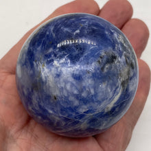 Load image into Gallery viewer, Sodalite Sphere 300g (10.5oz) Display Specimen | 63mm (2.5") | Blue White | 1 |