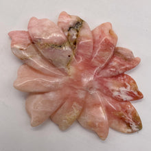 Load image into Gallery viewer, Peruvian Opal 131ct Carved Flower Pendant Bead| 97x60x5mm| Pink| 1 Pendant Bead|