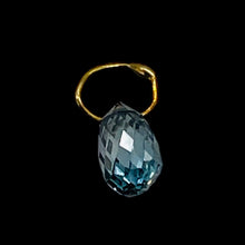 Load image into Gallery viewer, 0.25cts Blue Diamond Brio 18K Gold Pendant Bead 5868AB