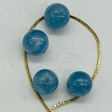 Load image into Gallery viewer, Aquamarine AAA Round Bead Parcel | 8mm | Blue | 4 Beads |