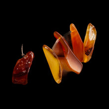 Load image into Gallery viewer, Designer 6 Wild Natural Carnelian Drop 20x6x5mm to 32x11x6mm Beads 8972