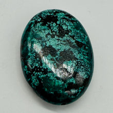 Load image into Gallery viewer, Turquoise Natural Focal 24g Nugget Bead | 42x32x12mm | Blue, Black | 1 Bead |