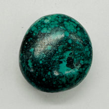 Load image into Gallery viewer, Turquoise Natural Focal 18g Nugget Bead | 32x30x13mm | Blue, Black | 1 Bead |