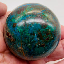 Load image into Gallery viewer, Chrysocolla Display Sphere | 2" | Green Blue Tan | 232g | 1 Collector's Item |