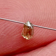 Load image into Gallery viewer, 0.22cts Natural Champagne Diamond Briolette Bead 6569XI